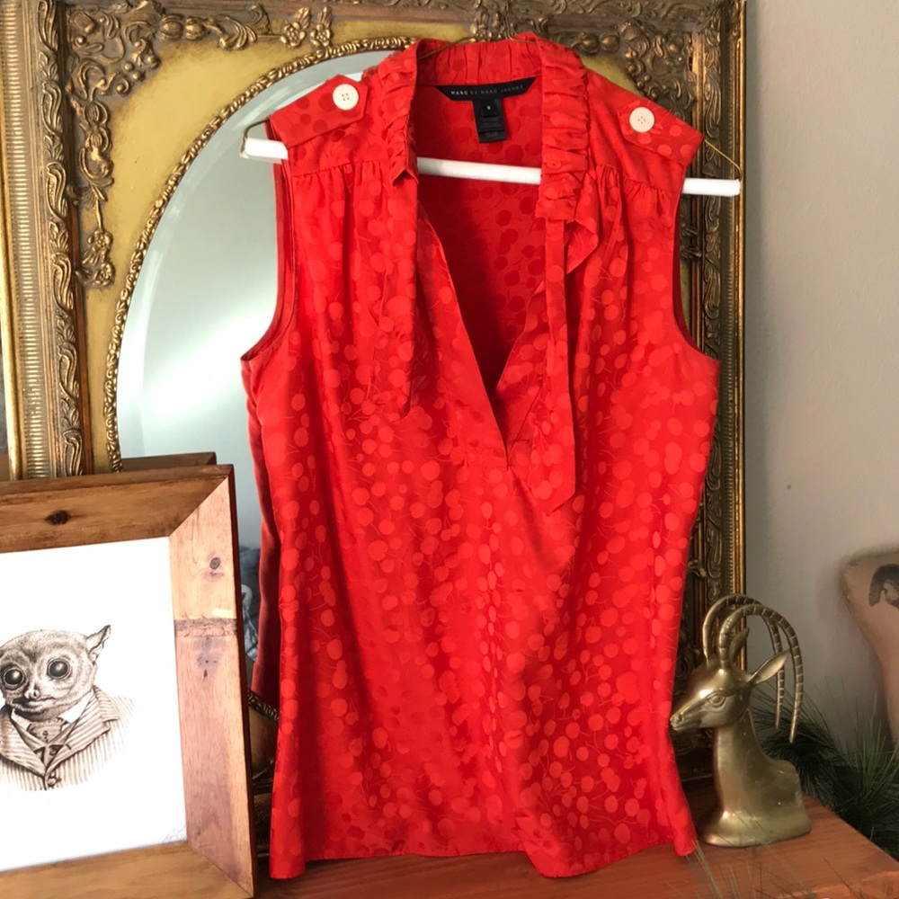 Marc by Marc Jacobs cherry print tank